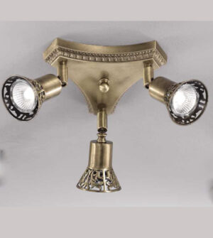 Swivel brass spotlight Art. F3