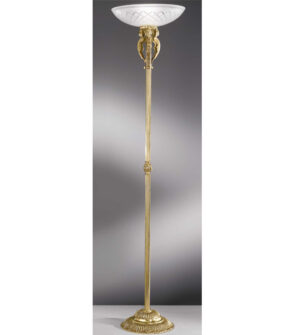 Floor lamp in brass and glass Art. P521/1