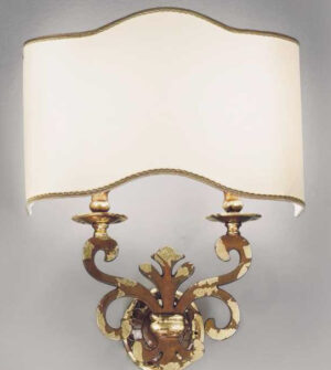 Brass wall lamp with lampshade Art. A5-2