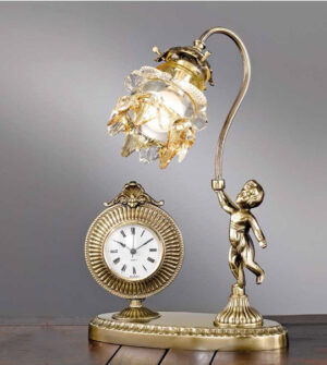 Table clock with lamp Art. M4 AM