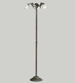 Floor lamp in brass and glass Art. P2081/3ST