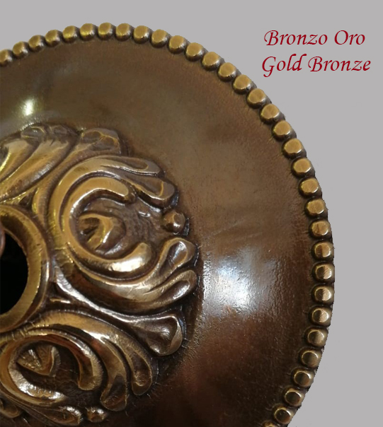 Lampada da tavolo in fusione di ottone e paralume Art. B14 B - immagine 3