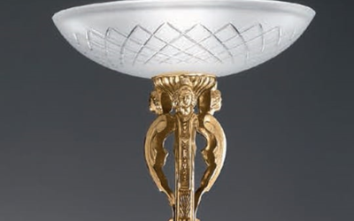 Glass floor lamps: a touch of baroque elegance for your home