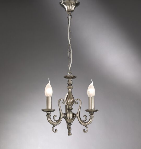 Lampadario a sospensione in fusione di ottone Art. 936/3