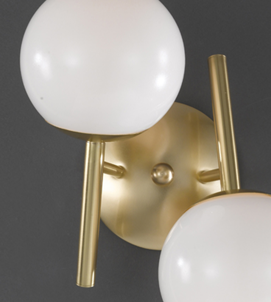 Applique in ottone con vetro Art. 984-2A (Copia) - Image 2